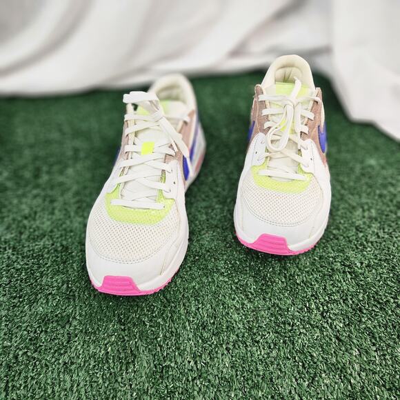 Nike Air Max Excee Women's DD2955-100 Sneakers White/Pink/Green, Size 8.5 - Picture 6 of 11